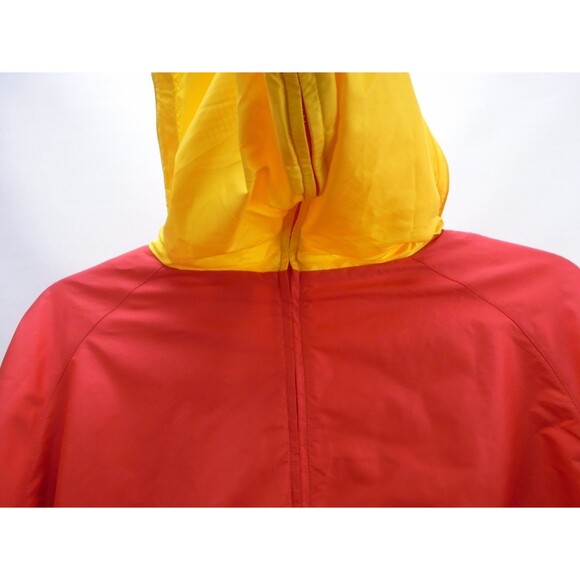 RARE 2008 Nike Mens Size M Split Windrunner Windbreaker Jacket Red Mesh Yellow - Picture 12 of 13